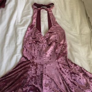 Crushed Velvet Lilac Romper